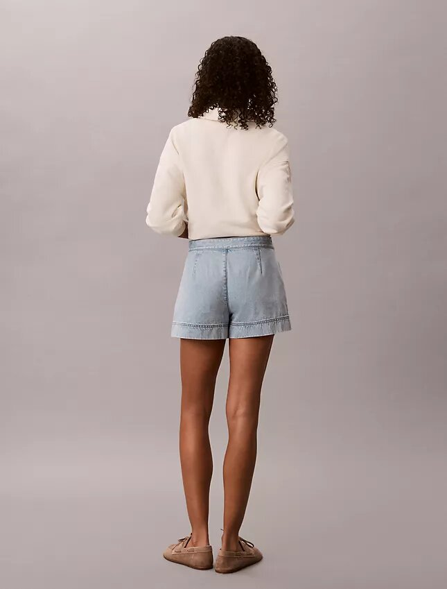Pantalones cortos de Denim utilitarios Pantalones cortos de Denim utilitarios