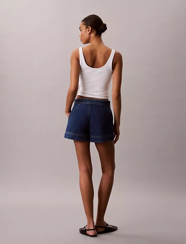 Pantalones cortos de Denim utilitarios Pantalones cortos de Denim utilitarios