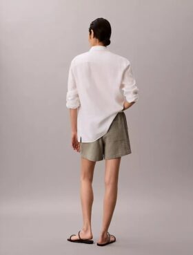 Pantalones cortos de doble gasa sin cremallera