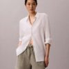 Pantalones cortos de doble gasa sin cremallera Pantalones cortos de doble gasa sin cremallera