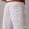 Pantalones cortos de doble gasa sin cremallera Pantalones cortos de doble gasa sin cremallera