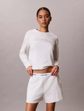 Pantalones cortos de dormir de felpa de algodón Icon