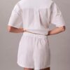 Pantalones cortos de dormir de popelín de algodón