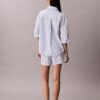 Pantalones cortos de dormir de popelín de algodón