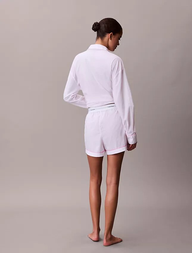 Pantalones cortos de dormir de popelín de algodón para San Valentín Pantalones cortos de dormir de popelín de algodón para San Valentín