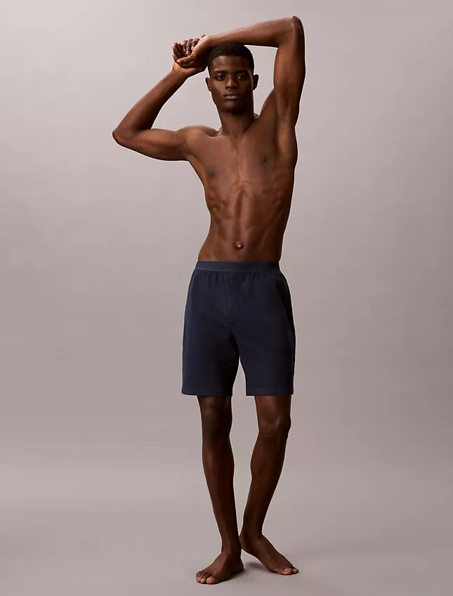Pantalones cortos de dormir de punto waffle Pantalones cortos de dormir de punto waffle