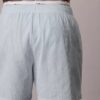 Pantalones cortos de dormir de seersucker Pantalones cortos de dormir de seersucker