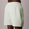 Pantalones cortos de dormir de seersucker Pantalones cortos de dormir de seersucker