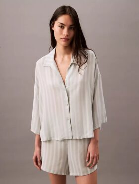 Pantalones cortos de dormir de viscosa tejida