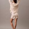 Pantalones cortos de dormir de viscosa tejida Pantalones cortos de dormir de viscosa tejida
