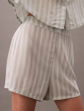Pantalones cortos de dormir de viscosa tejida