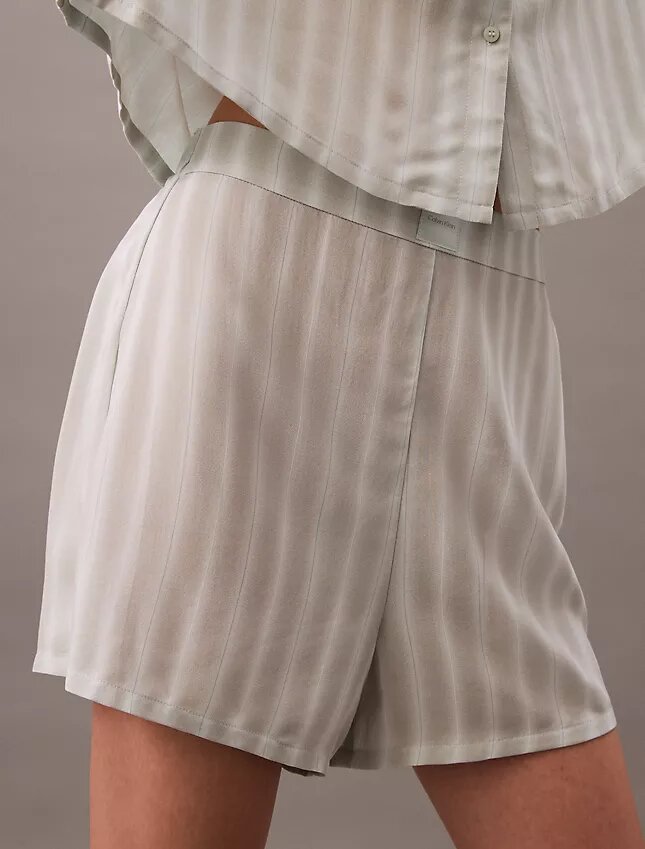Pantalones cortos de dormir de viscosa tejida Pantalones cortos de dormir de viscosa tejida