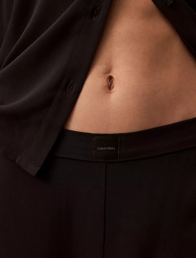 Pantalones cortos de dormir de viscosa tejida Pantalones cortos de dormir de viscosa tejida