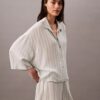 Pantalones cortos de dormir de viscosa tejida Pantalones cortos de dormir de viscosa tejida