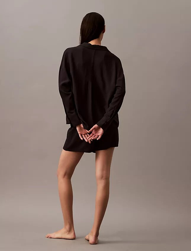 Pantalones cortos de dormir de viscosa tejida Pantalones cortos de dormir de viscosa tejida