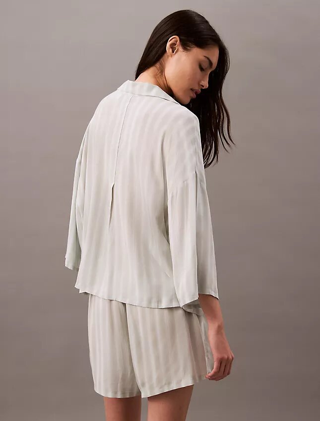 Pantalones cortos de dormir de viscosa tejida Pantalones cortos de dormir de viscosa tejida