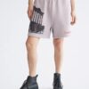 Pantalones cortos de felpa con estampado gráfico Ruins de Standards