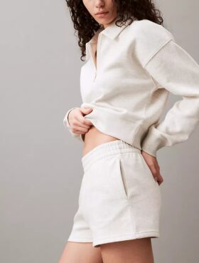 Pantalones cortos de felpa con logotipo de archivo