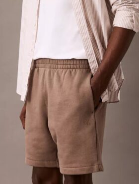 Pantalones cortos de felpa con logotipo de archivo