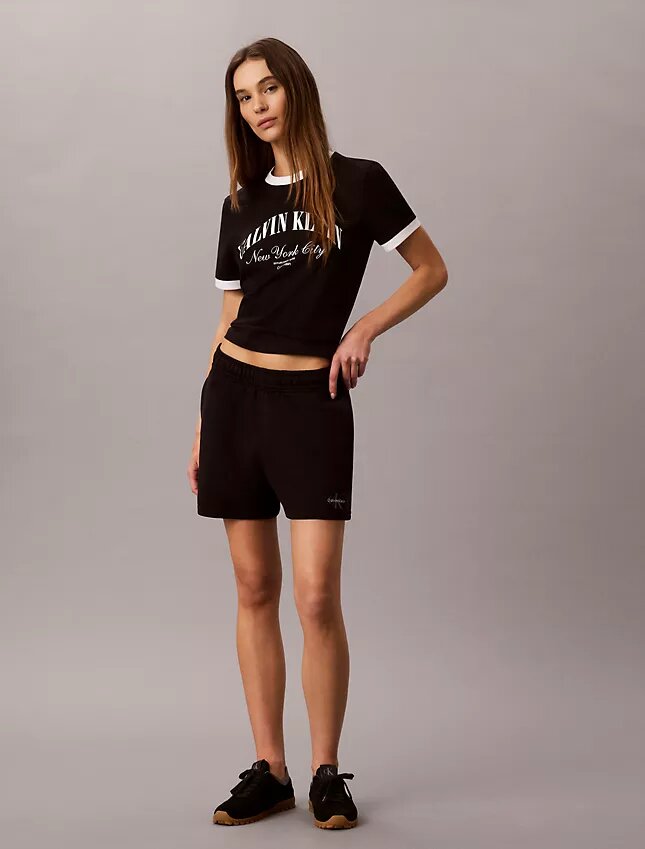 Pantalones cortos de felpa francesa Monólogo Pantalones cortos de felpa francesa Monólogo