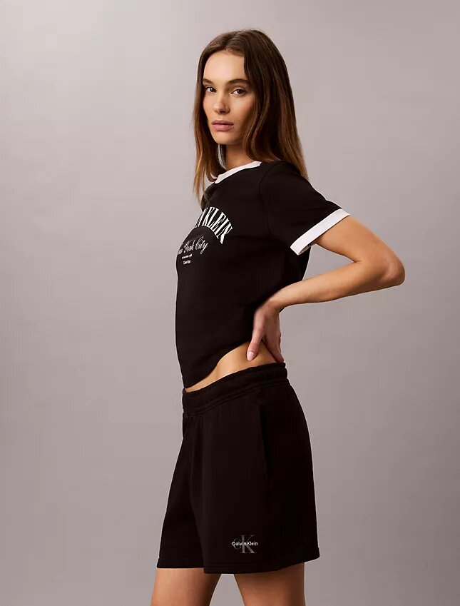 Pantalones cortos de felpa francesa Monólogo Pantalones cortos de felpa francesa Monólogo