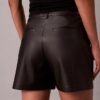 Pantalones cortos de imitación de cuero Pantalones cortos de imitación de cuero
