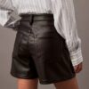 Pantalones cortos de imitación de cuero de los 90 Pantalones cortos de imitación de cuero de los 90