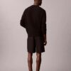 Pantalones cortos de lino y algodón sin cremallera