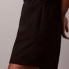 Pantalones cortos de lino y algodón sin cremallera Pantalones cortos de lino y algodón sin cremallera