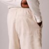 Pantalones cortos de lino y algodón sin cremallera
