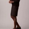 Pantalones cortos de lino y algodón sin cremallera