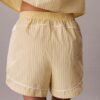 Pantalones cortos de pijama de popelín de algodón Pantalones cortos de pijama de popelín de algodón