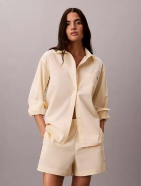 Pantalones cortos de popelín de algodón