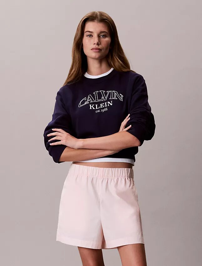 Pantalones cortos de popelín de algodón Pantalones cortos de popelín de algodón