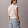 Pantalones cortos de popelín de algodón a rayas Pantalones cortos de popelín de algodón a rayas