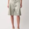 Pantalones cortos de satén Mica Pantalones cortos de satén Mica
