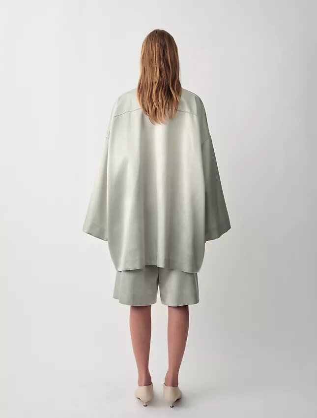 Pantalones cortos de satén Mica Pantalones cortos de satén Mica
