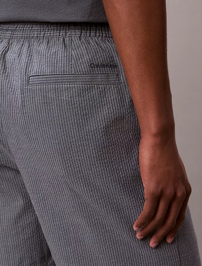 Pantalones cortos de seersucker Pantalones cortos de seersucker