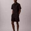 Pantalones cortos de seersucker sin cremallera