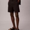 Pantalones cortos de seersucker sin cremallera
