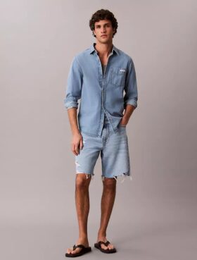 Pantalones cortos Denim estilo 90