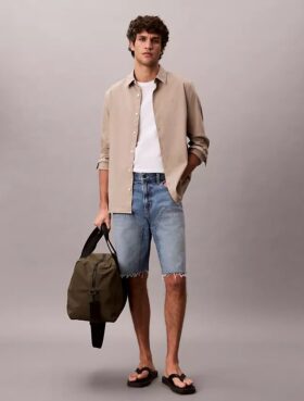 Pantalones cortos Denim utilitarios estilo 90