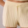 Pantalones cortos elásticos con ribete Pantalones cortos elásticos con ribete