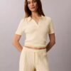 Pantalones cortos elásticos con ribete Pantalones cortos elásticos con ribete
