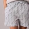 Pantalones cortos estampados de popelín de algodón Pantalones cortos estampados de popelín de algodón