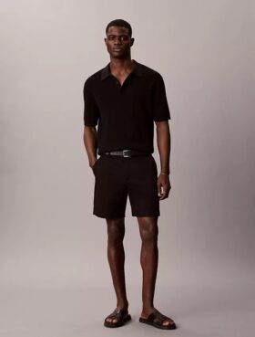 Pantalones cortos rectos de Cotton Stretch
