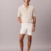 Pantalones cortos rectos de Cotton Stretch Pantalones cortos rectos de Cotton Stretch