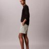 Pantalones cortos rectos de Cotton Stretch Pantalones cortos rectos de Cotton Stretch