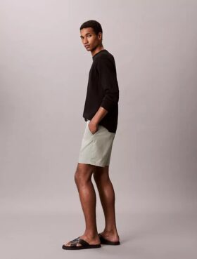 Pantalones cortos rectos de Cotton Stretch