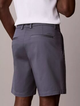 Pantalones cortos rectos de Cotton Stretch